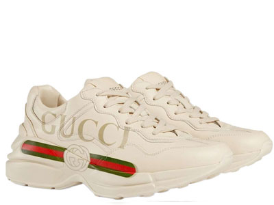 GUCCI古驰Rhyton系列Gucci标识女士老爹鞋运动鞋