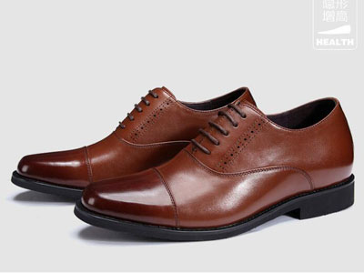 梵狄高新款隐形内增高7CM经典商务正装皮鞋